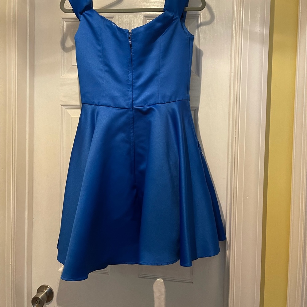 Royal blue dress